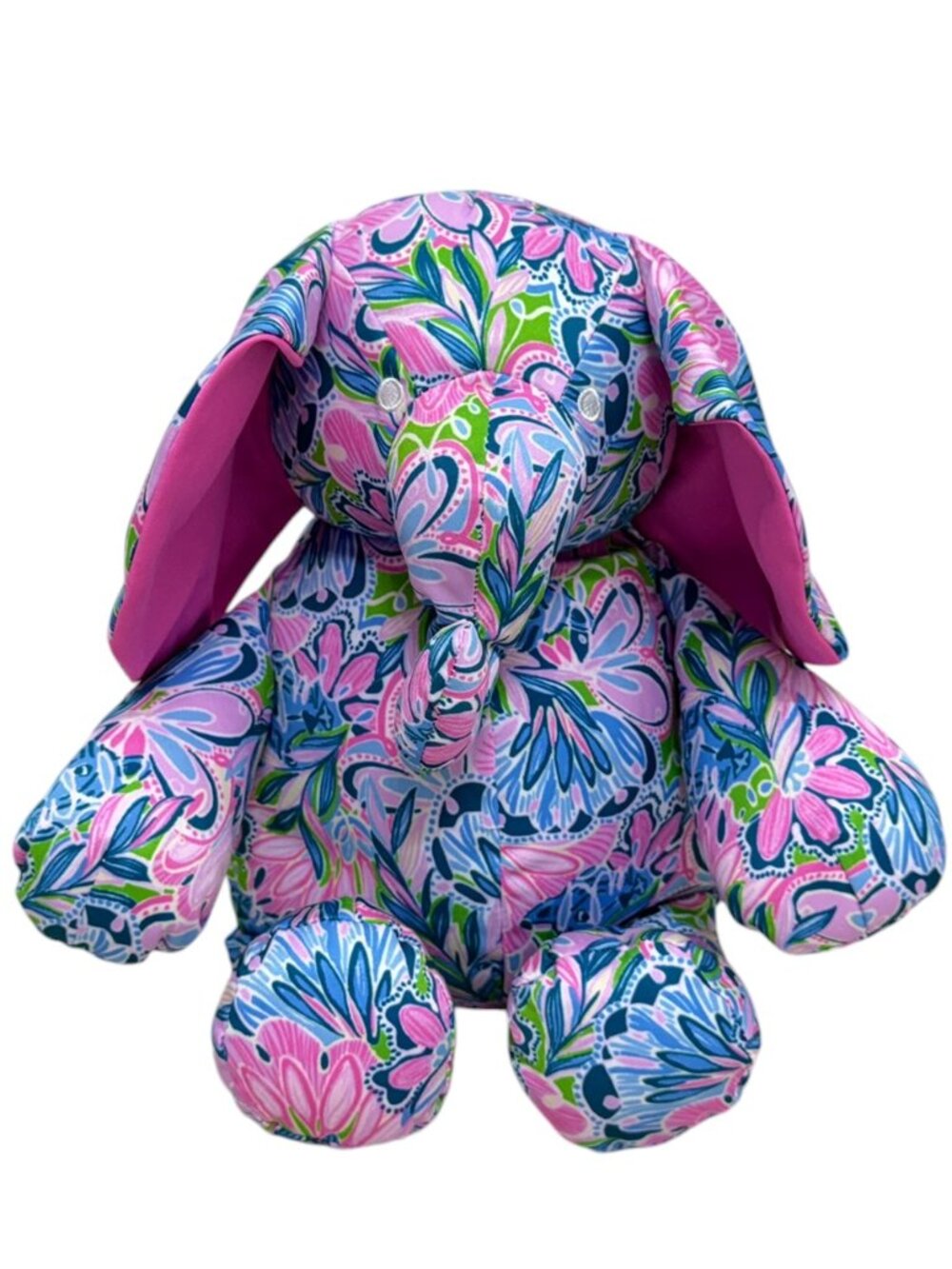 Lilly Pulitzer GECKO GREEN TIGER SUNRISE Plush MINNIE ELEPHANT Stuffed Animal